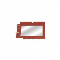 Capota lateral dcha. pvc rojo