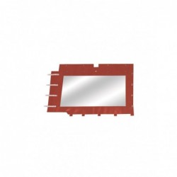 Capota lateral dcha. pvc rojo