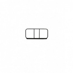 Porta maleta negro para 2cv