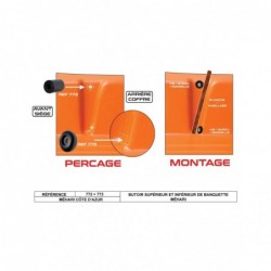 TOPE INFERIOR AZUL PARA...