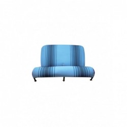 Banqueta trasera Azul Rayado