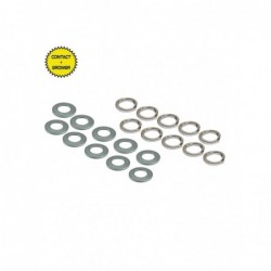 Kit 10 arandelas grover +10...