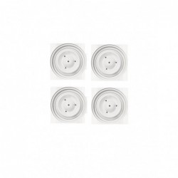 Lote de 4 llantas blancas