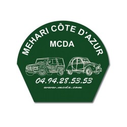 Funda verde rueda repuesto