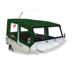 Capota trasera pvc verde