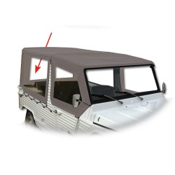 Capota trasera pvc gris