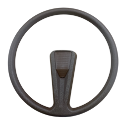 Volante marrón de un solo...