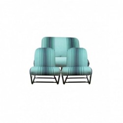 Tapiceria Verde Rayado 2...