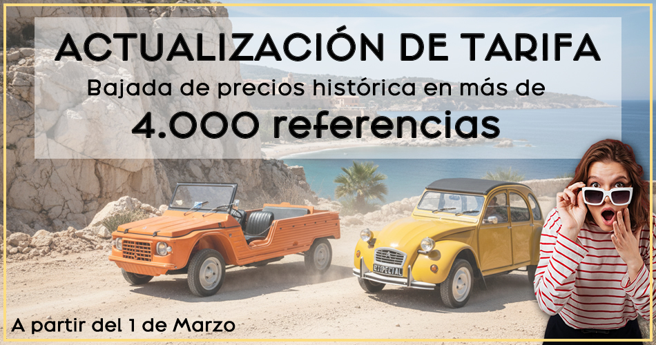 Nuevos precios Mehari 2cv campello