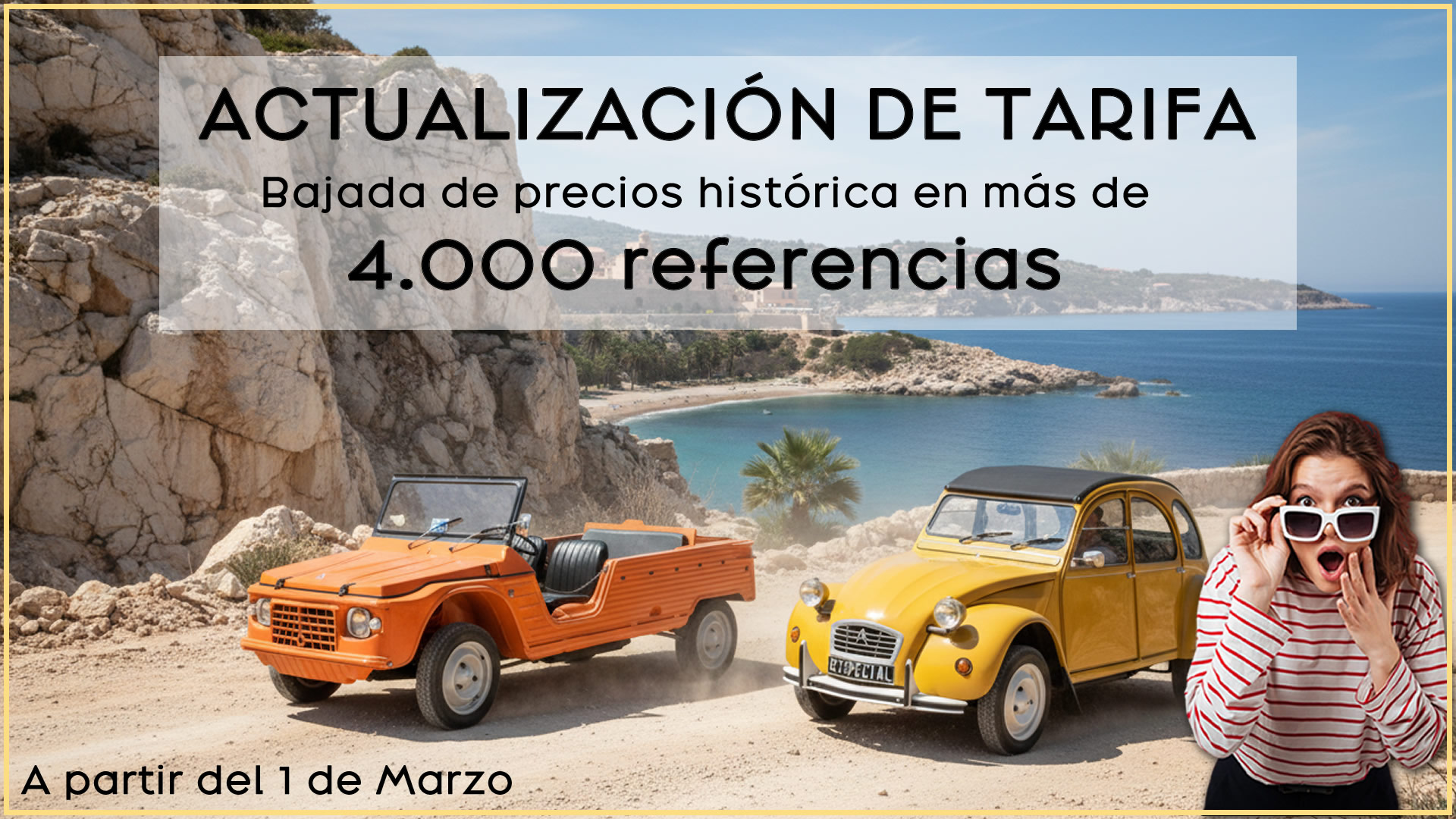 Mehari 2cv Campello Nuevos precios
